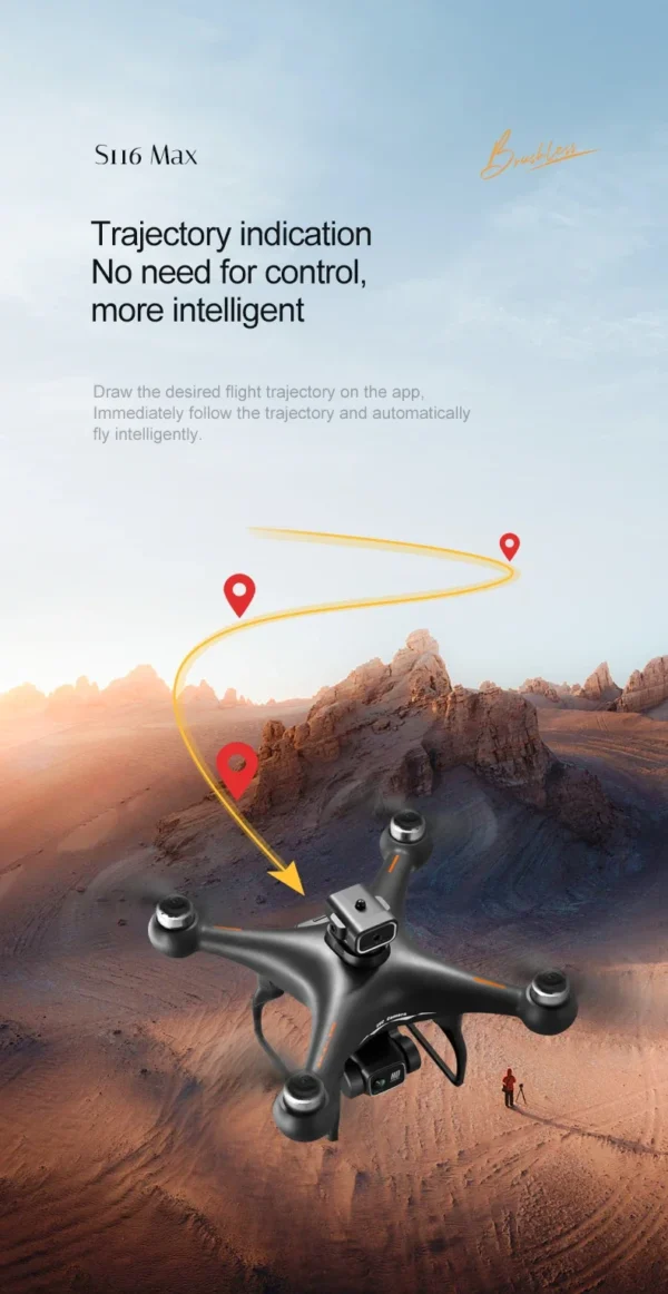 S732efa7fa2174ddfb05030f963cd3c25S.webp S116 MAX Drone Professional with 3 Batteries 8K Dual Camera Optical Flow Brushless 360° Obstacle Avoidance WIFI FPV RC Dron Toys