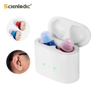 S77c7a1fbe9404f5ea407d058b96aae94I-1.webp Rechargeable Hearing Aids Wireless Sound Amplifier ITE Mini Invisible Elderly Hearing Aid Headphones Deaf The Listening Device