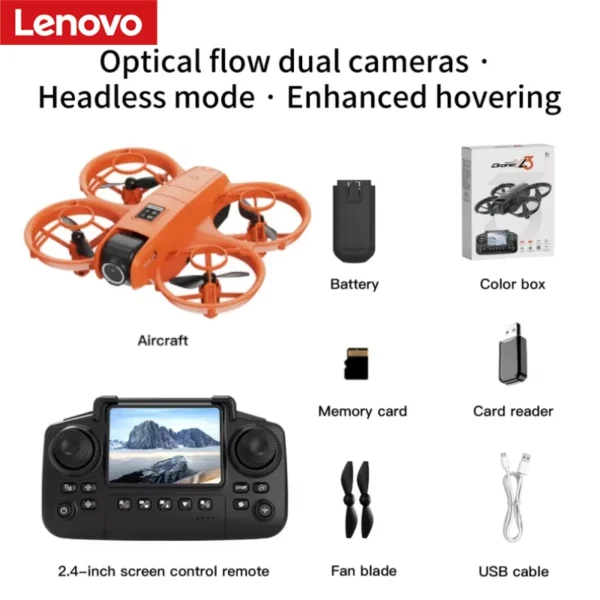 Lenovo GPS Drone Multiple Batteries 8K HD Camera With Screen Remote Control Avoidance Aerial Quadcopter Ultra-long Battery Life