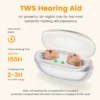 Rechargeable Hearing Aids Wireless Sound Amplifier ITE Mini Invisible Elderly Hearing Aid Headphones Deaf The Listening Device