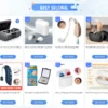Rechargeable Hearing Aids Wireless Sound Amplifier ITE Mini Invisible Elderly Hearing Aid Headphones Deaf The Listening Device