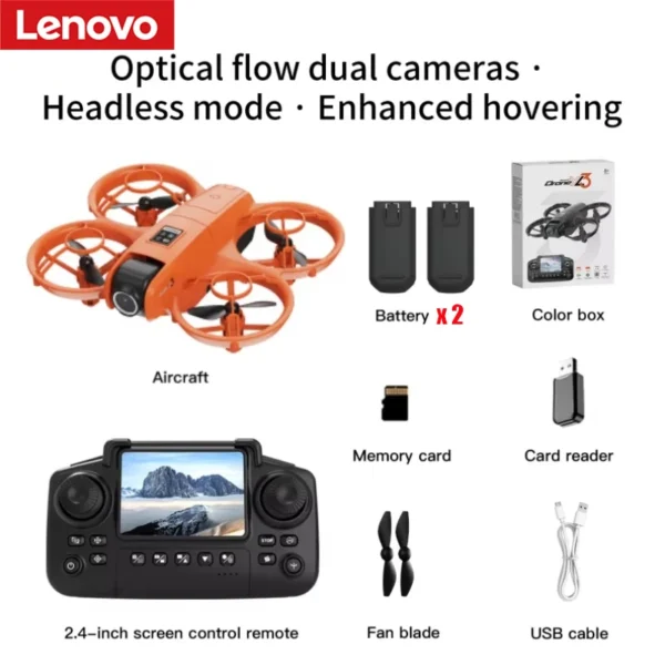 Lenovo GPS Drone Multiple Batteries 8K HD Camera With Screen Remote Control Avoidance Aerial Quadcopter Ultra-long Battery Life