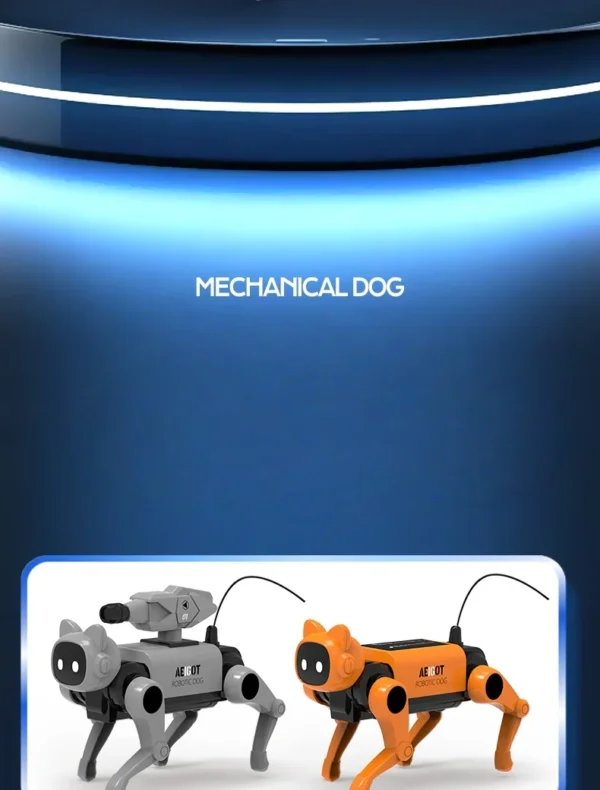 Assembly Animal Model Remote Control Robot Dog - Toy Gift for Men and Women