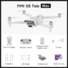 Sb955a0a1a6a54404a235bf7cb394c04aQ.webp FIMI X8 Tele Max drone 20KM range with Wide-Angle Tele Camera 30x Hybrid Zoom 4K 60fps 3-axis Gimbal GPS AI Super Night Video