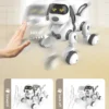 Funny RC Robot Electronic Dog Stunt Dog Voice Command Touch-sense Music Song Robot Dog for Boys Girls Children's Toys 18011