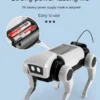 Electric Mechanical Dog RC Robot Solar Children Educational Assembly Tech DIY Puzzle Toy Bionic Smart Robot Dog Toys Gifts