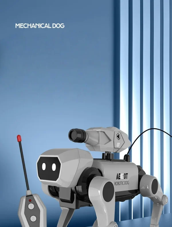Assembly Animal Model Remote Control Robot Dog - Toy Gift for Men and Women