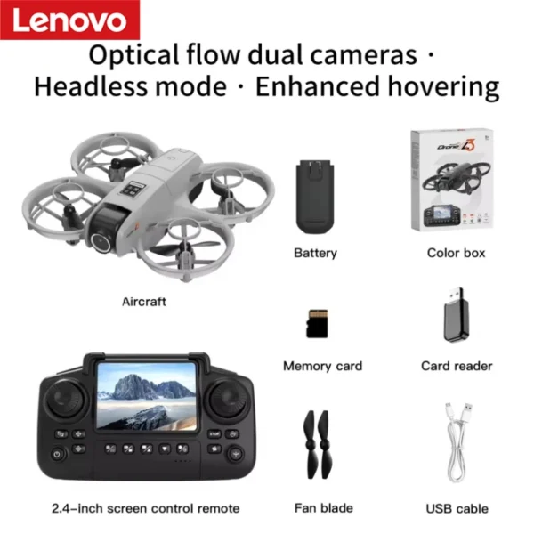 Lenovo GPS Drone Multiple Batteries 8K HD Camera With Screen Remote Control Avoidance Aerial Quadcopter Ultra-long Battery Life