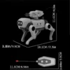 Assembly Animal Model Remote Control Robot Dog - Toy Gift for Men and Women