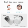 Rechargeable Hearing Aids Wireless Sound Amplifier ITE Mini Invisible Elderly Hearing Aid Headphones Deaf The Listening Device