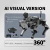 Robot Dog | AI Visual Recognition Interaction, Smart Robot Python Programmable, 12 DOF Bionic Gait Mechanical Dog,RC Control