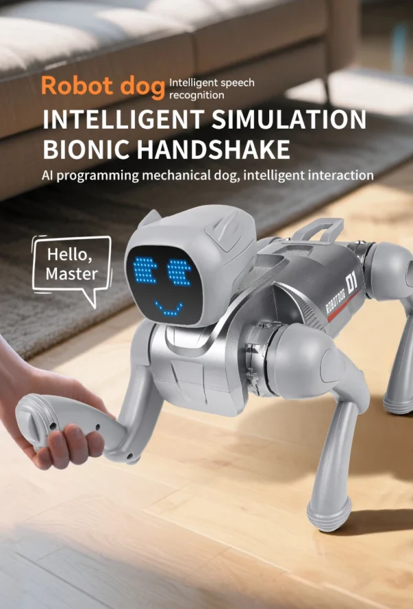 Se2ed947c0ba343189cf4e7f64d62a5bf3.webp AI smart robot dog with APP version, featuring programming and AI multi-functionality, an excellent toy , toys, gift