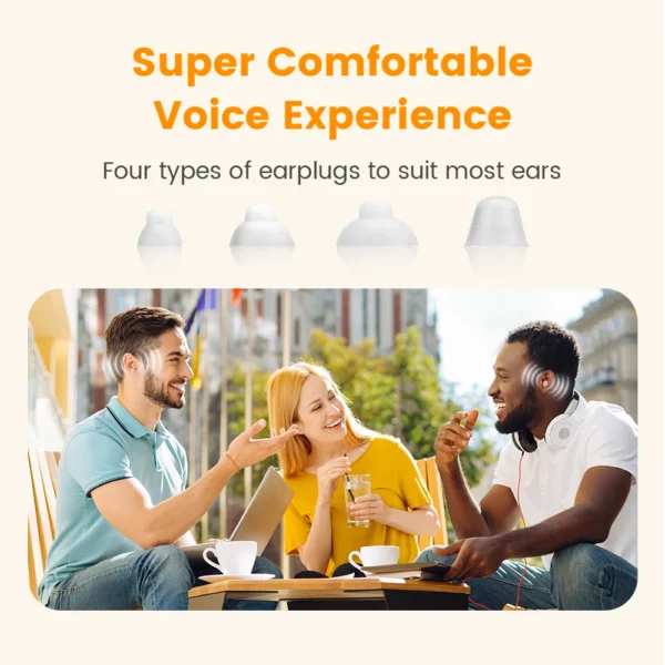 Rechargeable Hearing Aids Wireless Sound Amplifier ITE Mini Invisible Elderly Hearing Aid Headphones Deaf The Listening Device