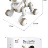 Funny RC Robot Electronic Dog Stunt Dog Voice Command Touch-sense Music Song Robot Dog for Boys Girls Children's Toys 18011