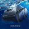 Wireless Robotic Swimming Pool Cleaner WYBOT C1 APP Control Clean Floor Wall Waterline Pools Cleaning Robot, Runing Time 120mins