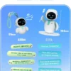 Eiliko Smart Robot Portable Emotional Interaction Companion Robots Mini Eilik Ai Chat Robot