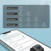 Wireless Robotic Swimming Pool Cleaner WYBOT C1 APP Control Clean Floor Wall Waterline Pools Cleaning Robot, Runing Time 120mins
