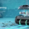 Wireless Robotic Swimming Pool Cleaner WYBOT C1 APP Control Clean Floor Wall Waterline Pools Cleaning Robot, Runing Time 120mins