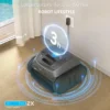 Wireless Robotic Swimming Pool Cleaner WYBOT C1 APP Control Clean Floor Wall Waterline Pools Cleaning Robot, Runing Time 120mins