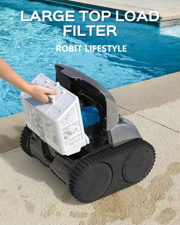 Wireless Robotic Swimming Pool Cleaner WYBOT C1 APP Control Clean Floor Wall Waterline Pools Cleaning Robot, Runing Time 120mins