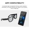 AI Smart Camera Glasses 5MP 1080P HD Camera 26 Languages Translation Music Playback Phone Calls AI Smart Glasses Bluetooth Glasses
