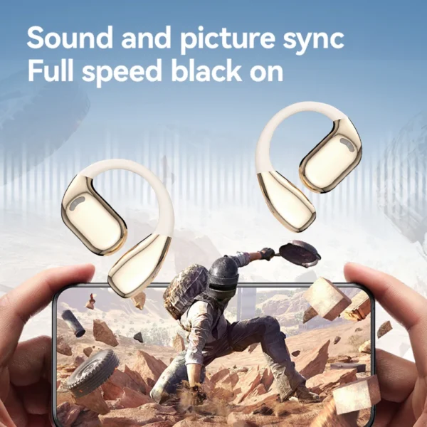 2025 New AI Translation Earbuds OWS Non In Ear Bluetooth 5.4 ENC