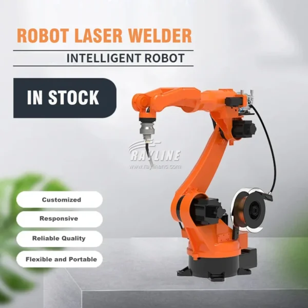 6 Axis Industrial Robot Laser Welding Arm for Manufacture Laser Weld Robotic Metal Soldering/ Cutting/Carry  for MIG MAG TIG CO2
