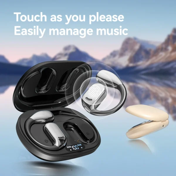 2025 New AI Translation Earbuds OWS Non In Ear Bluetooth 5.4 ENC