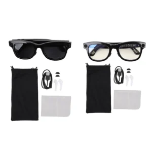 AI Smart Camera Glasses 5MP 1080P HD Camera 26 Languages Translation Music Playback Phone Calls AI Smart Glasses Bluetooth Glasses
