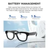 AI Smart Camera Glasses 5MP 1080P HD Camera 26 Languages Translation Music Playback Phone Calls AI Smart Glasses Bluetooth Glasses